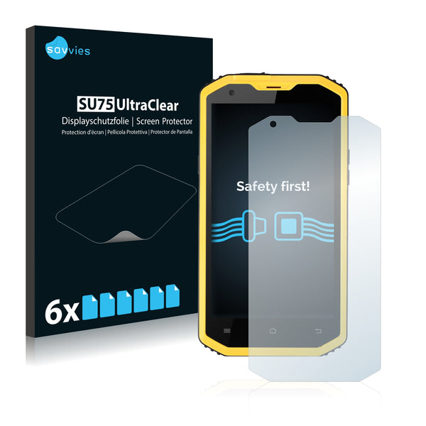 6x Savvies SU75 Screen Protector for No. 1 X2i