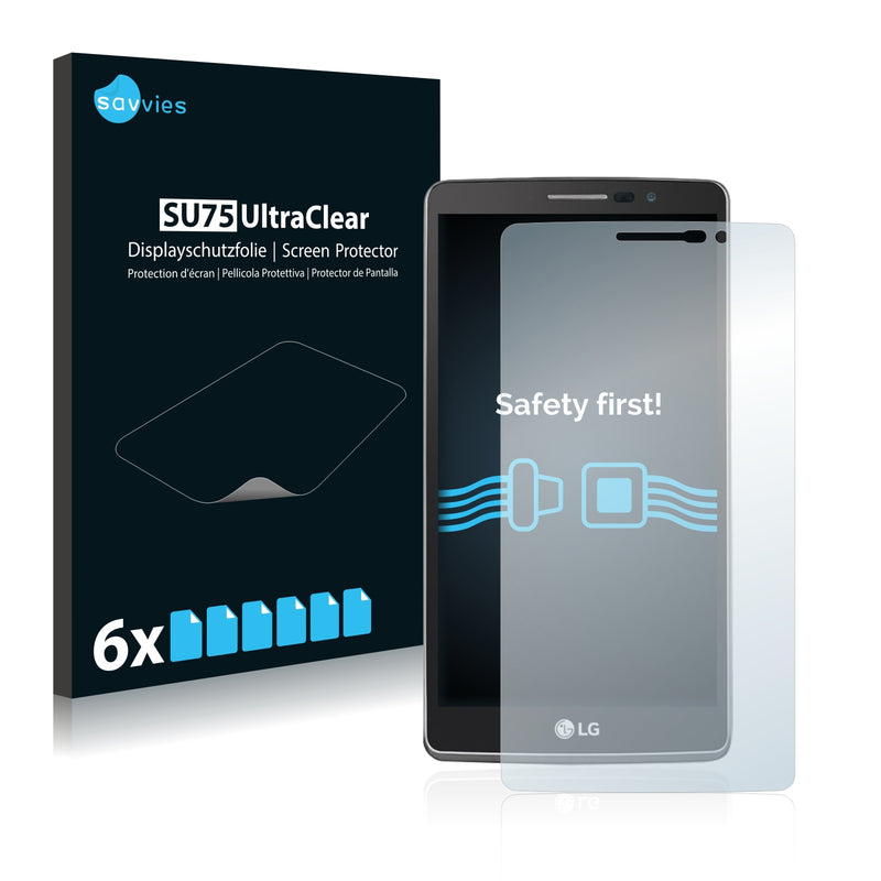 6x Savvies SU75 Screen Protector for LG G Vista 2