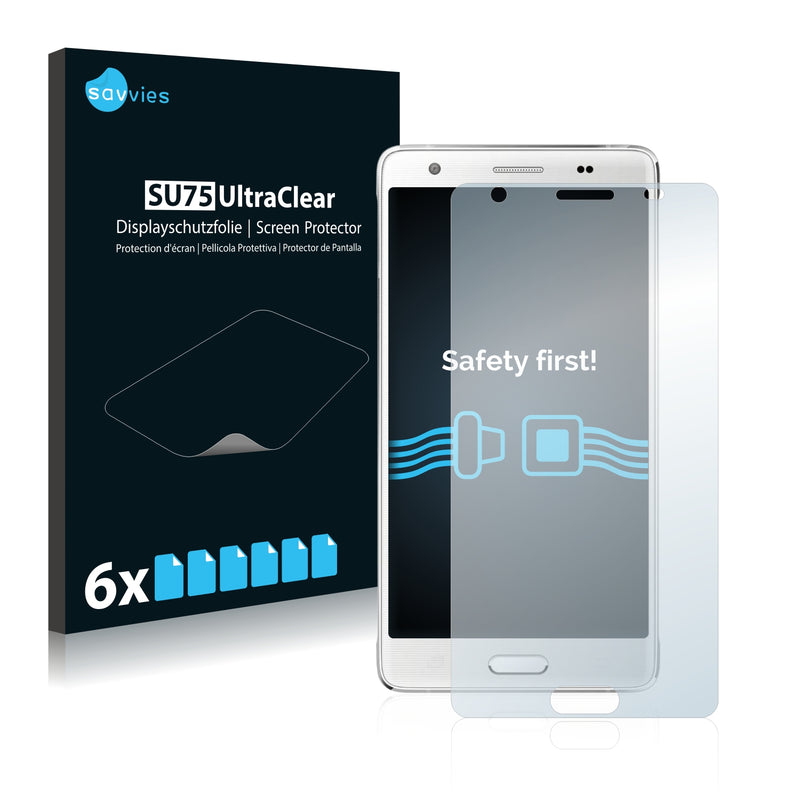 6x Savvies SU75 Screen Protector for Mlais M4 Note