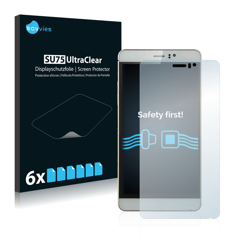 6x Savvies SU75 Screen Protector for Jiake M8