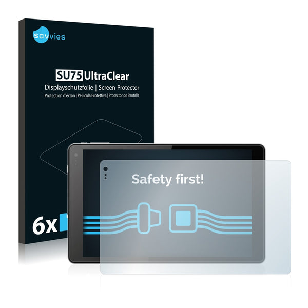 6x Savvies SU75 Screen Protector for One Xcellent 8.1