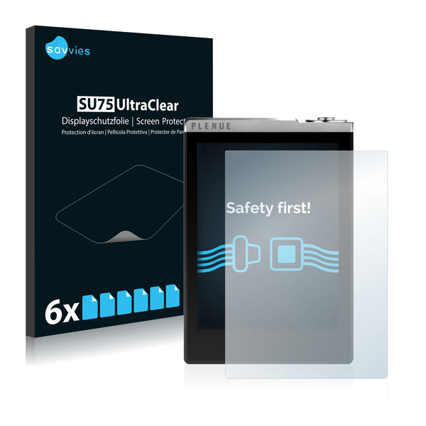 6x Savvies SU75 Screen Protector for Cowon Plenue D