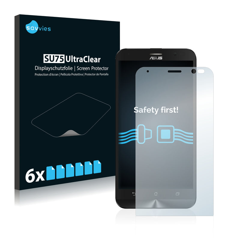 6x Savvies SU75 Screen Protector for Asus ZenFone Go TV