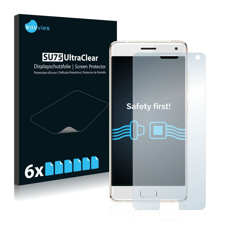 6x Savvies SU75 Screen Protector for ZUK Z2 Pro