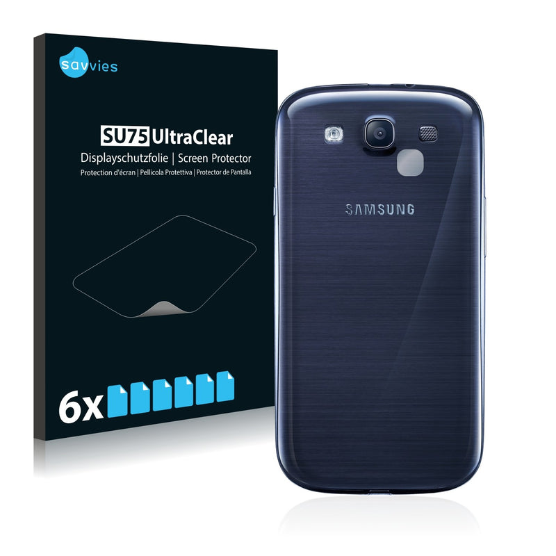 6x Savvies SU75 Screen Protector for Samsung Galaxy S3 Neo (Camera)