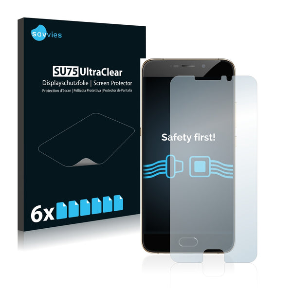 6x Savvies SU75 Screen Protector for UMi Plus