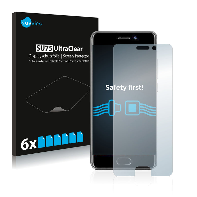 6x Savvies SU75 Screen Protector for Meizu Pro 7