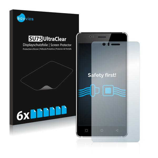 6x Savvies SU75 Screen Protector for V7 Zyro