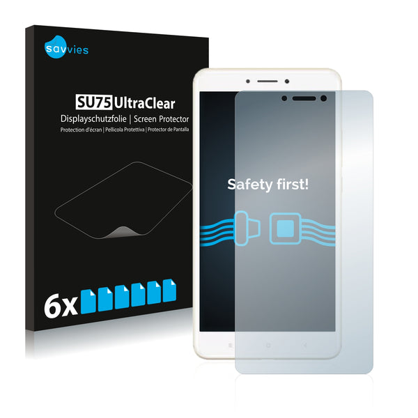 6x Savvies SU75 Screen Protector for Xiaomi Mi Max 2