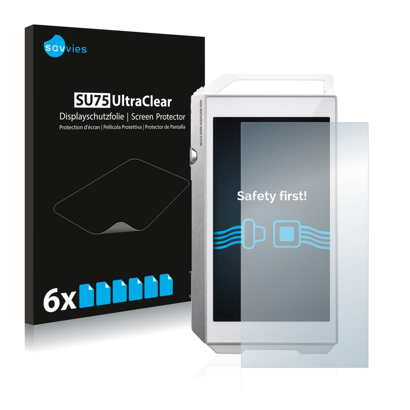 6x Savvies SU75 Screen Protector for Pioneer XDP-100R