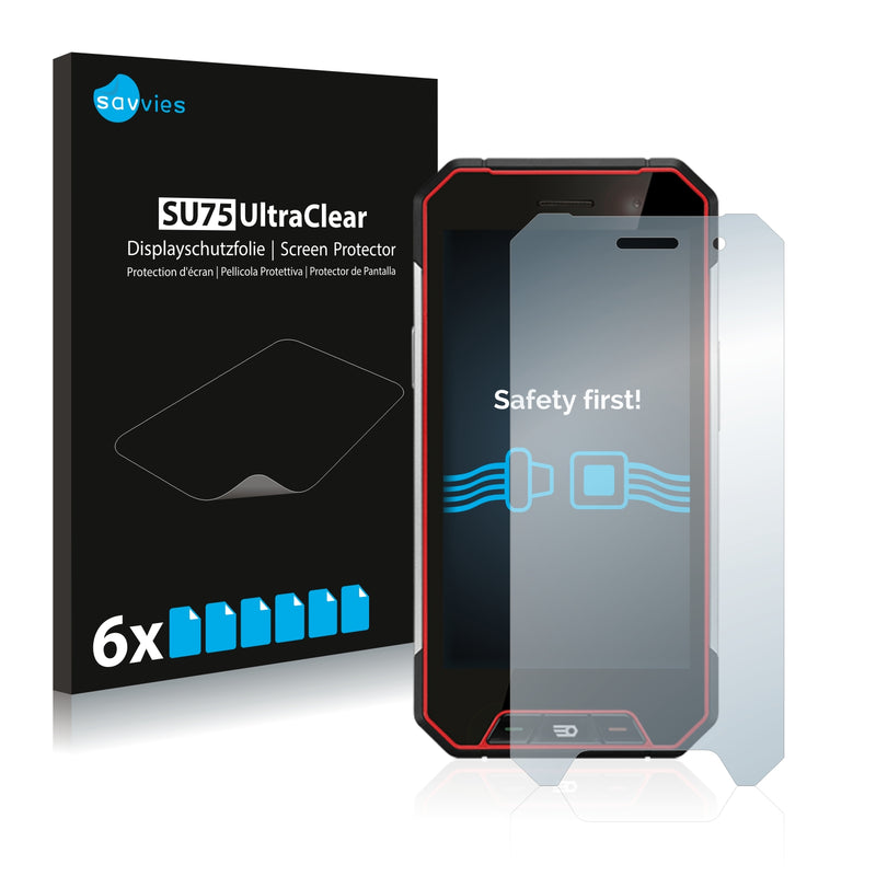 6x Savvies SU75 Screen Protector for Facom F400