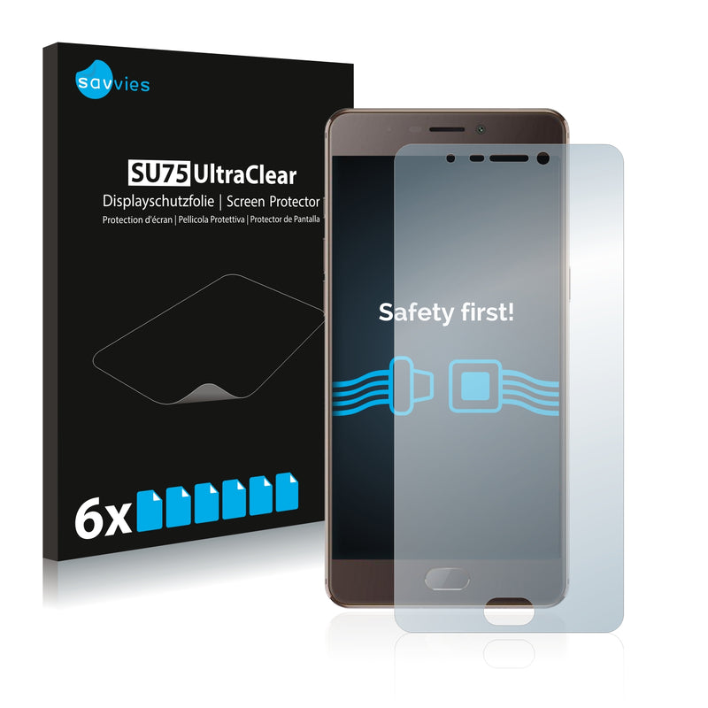 6x Savvies SU75 Screen Protector for Elephone P8 2017