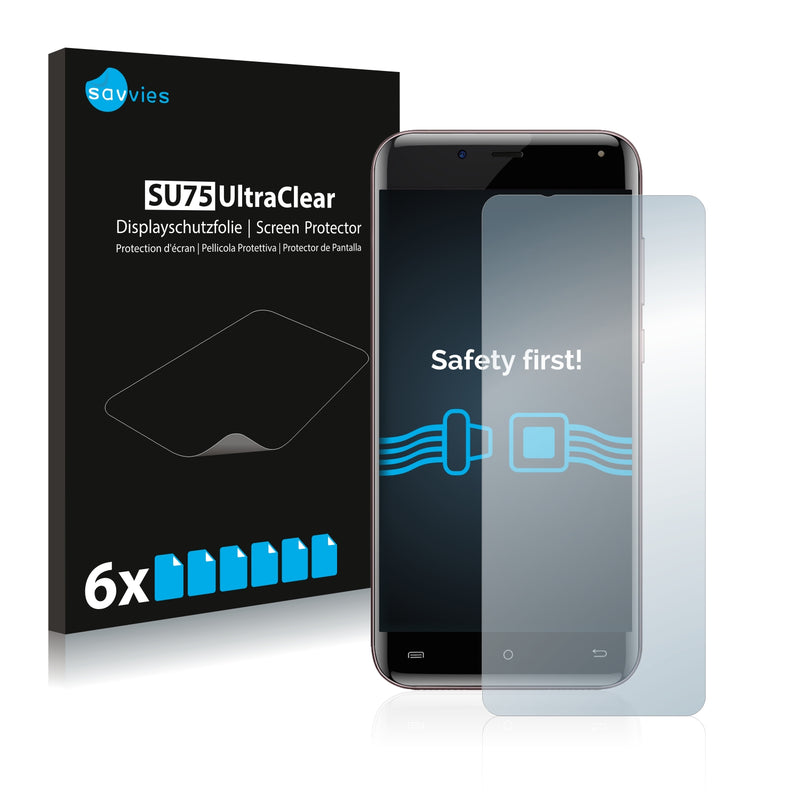 6x Savvies SU75 Screen Protector for Cubot Magic