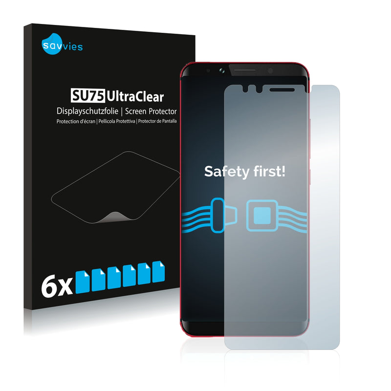 6x Savvies SU75 Screen Protector for Umidigi S2