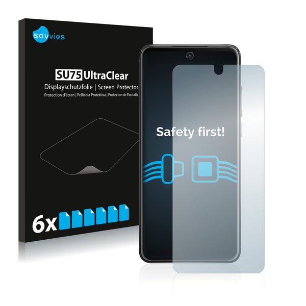 6x Savvies SU75 Screen Protector for Wiko View 2