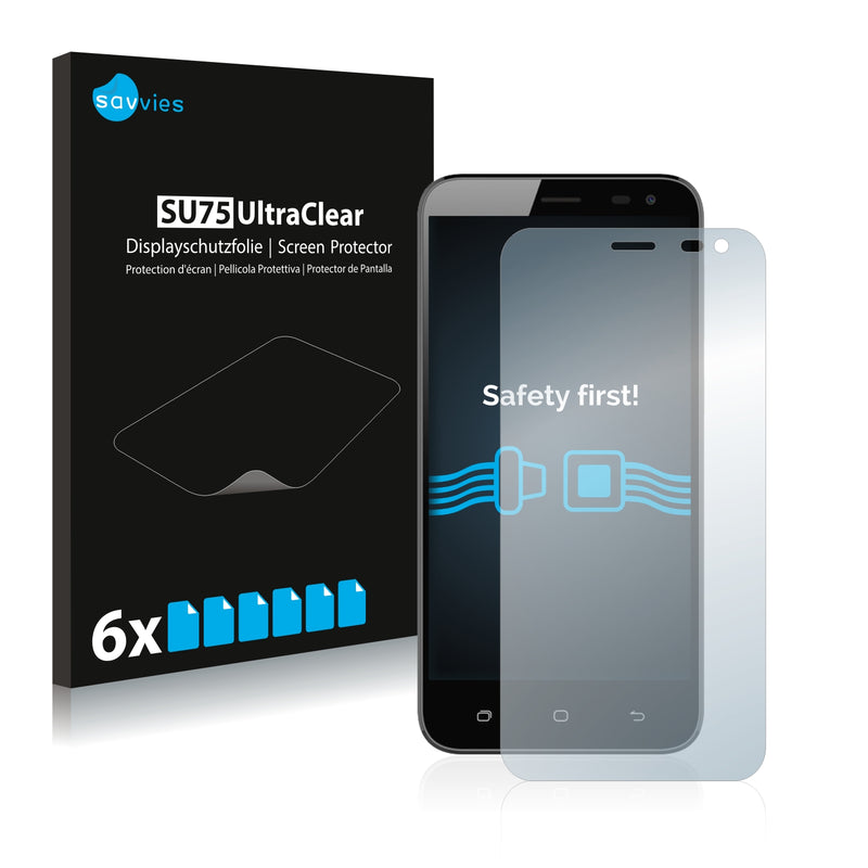 6x Savvies SU75 Screen Protector for Hisense L675