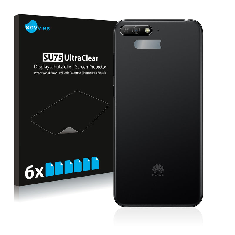 6x Savvies SU75 Screen Protector for Huawei Y6 2018 (Camera)