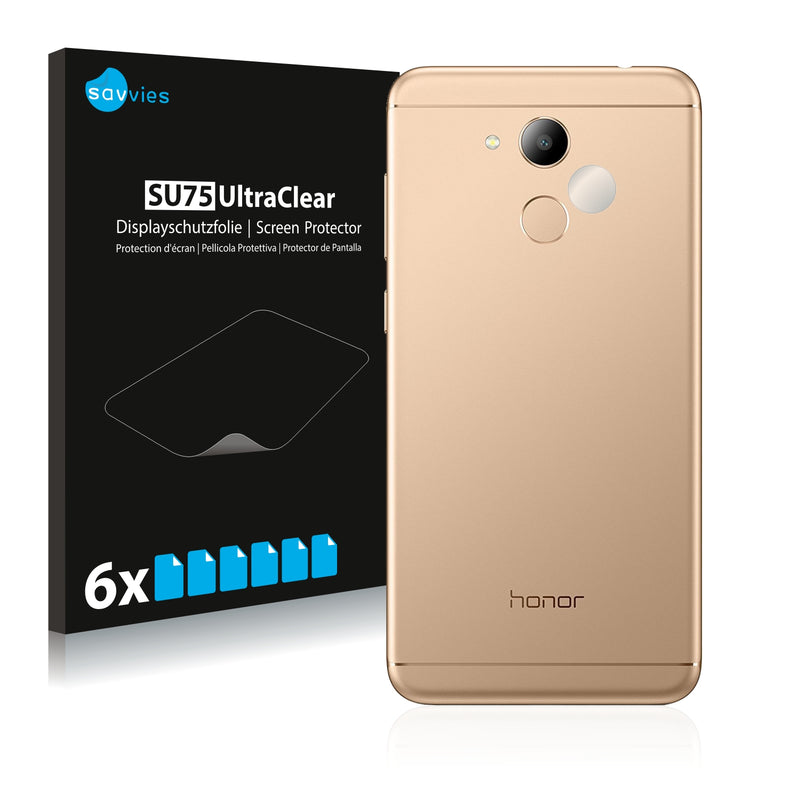 6x Savvies SU75 Screen Protector for Honor 6C Pro (Camera)