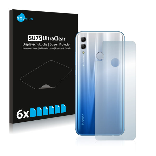 6x Savvies SU75 Screen Protector for Honor 10 Lite (Back)