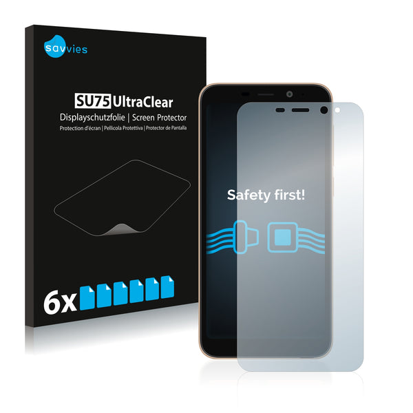 6x Savvies SU75 Screen Protector for Meizu C9