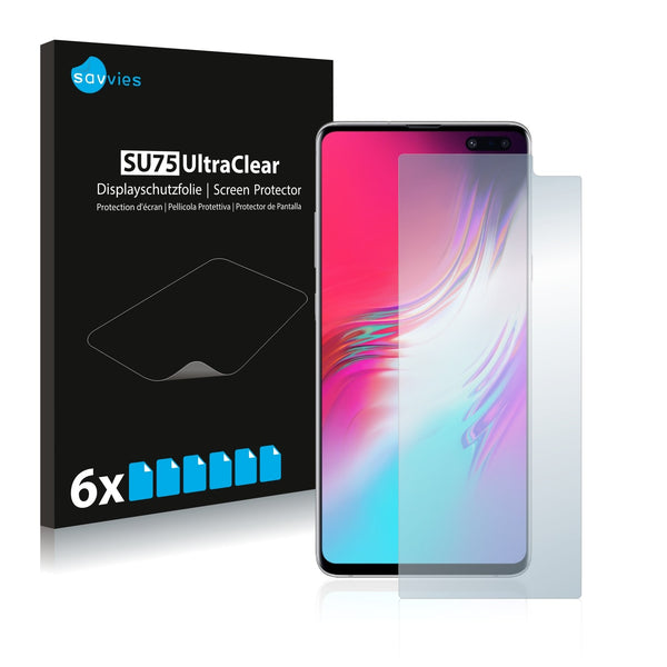 6x Savvies SU75 Screen Protector for Samsung Galaxy S10 5G