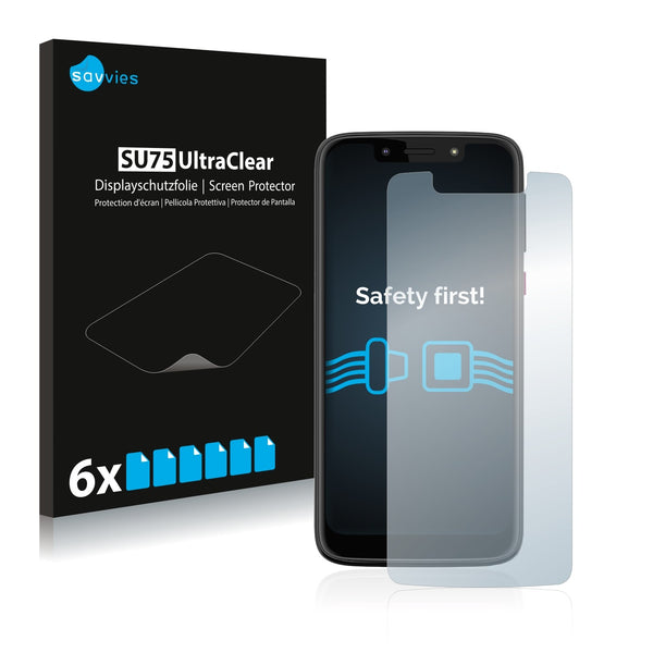 6x Savvies SU75 Screen Protector for T-Mobile Revvlry