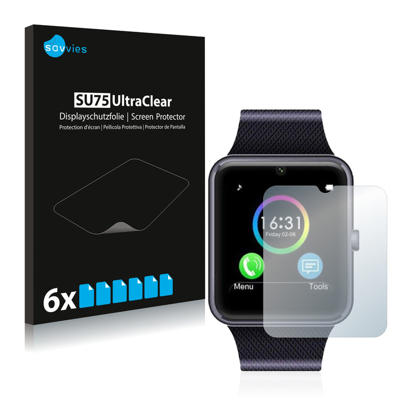 6x Savvies SU75 Screen Protector for Willful Fitness Tracker SW016