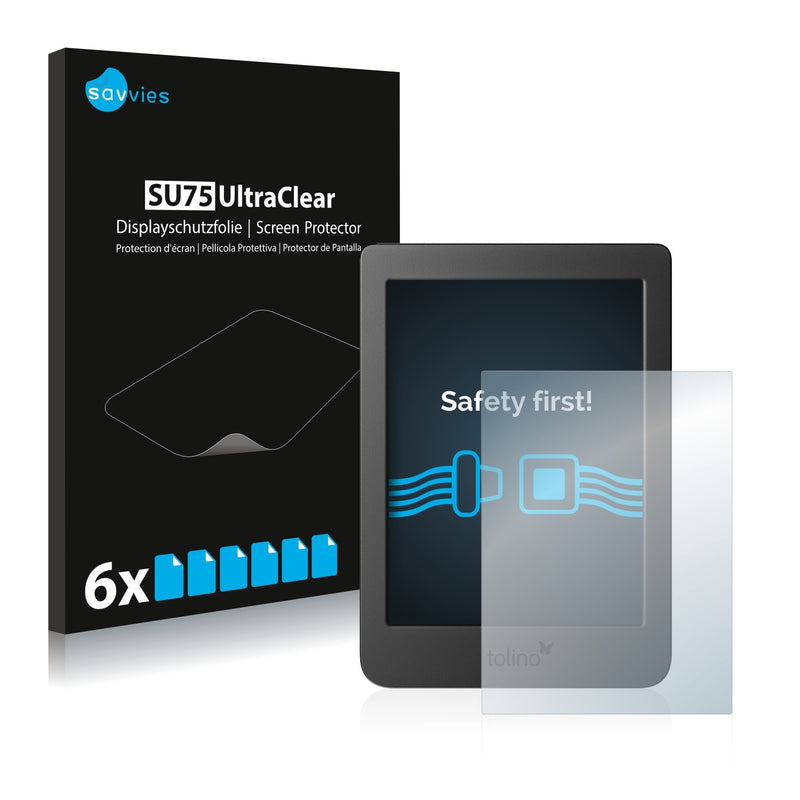 6x Savvies SU75 Screen Protector for Tolino Page 2