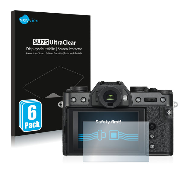 6x Savvies SU75 Screen Protector for Fujifilm X-T30 ll