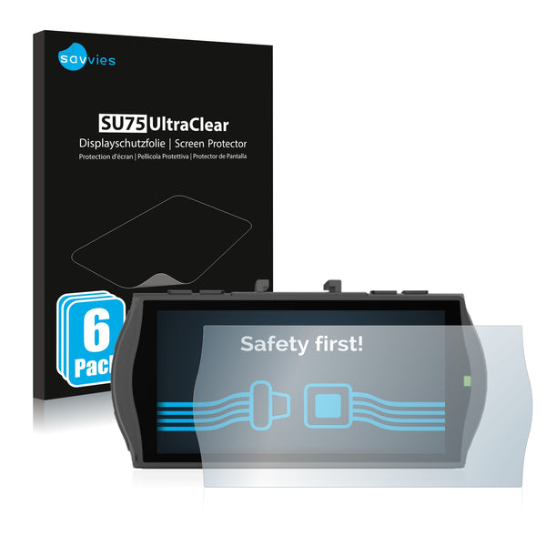 6x Savvies SU75 Screen Protector for Lamax C9 GPS