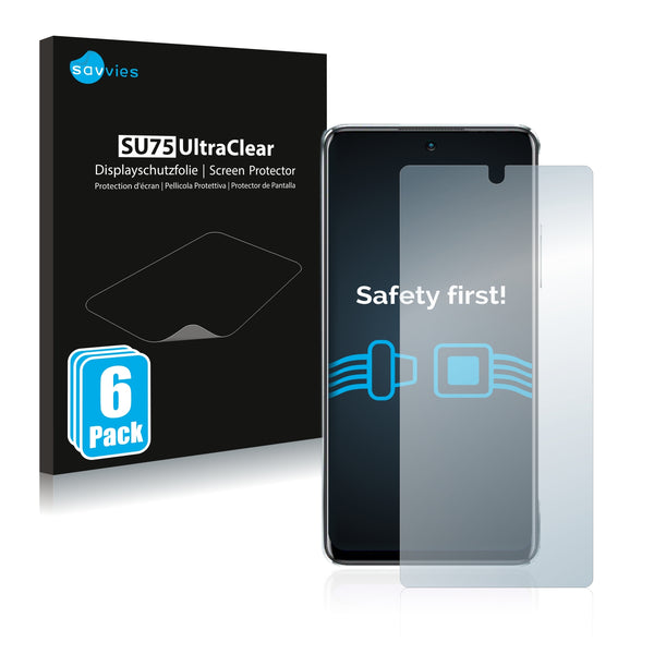 6x Savvies SU75 Screen Protector for Infinix Note 11 Pro