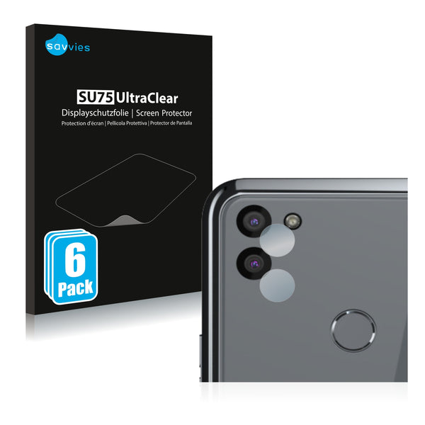 6x Savvies SU75 Screen Protector for Gigaset GS5 (ONLY Camera)
