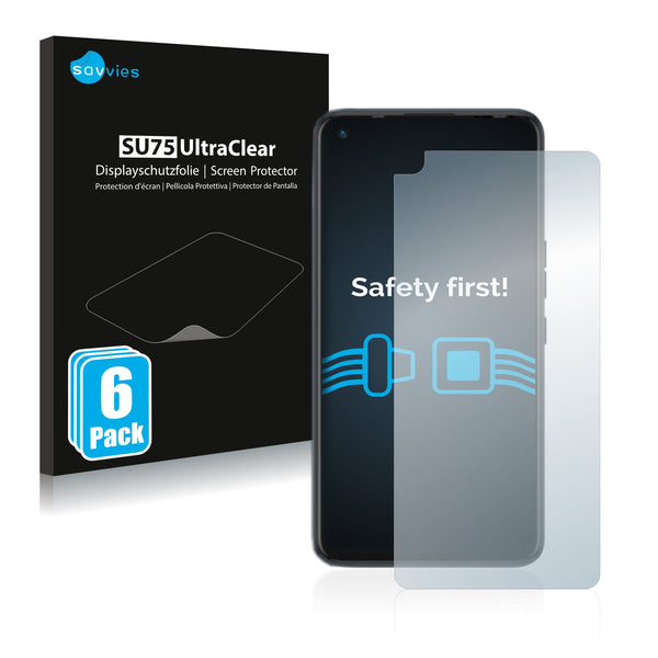 6x Savvies SU75 Screen Protector for Tecno Camon 18i