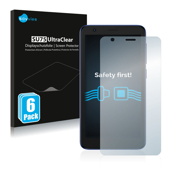 6x Savvies SU75 Screen Protector for ZTE Blade L9