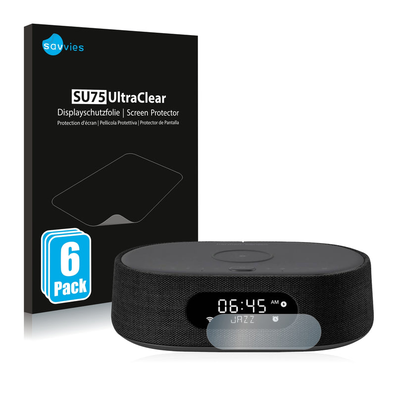 6x Savvies SU75 Screen Protector for Harman Kardon Citation Oasis DAB