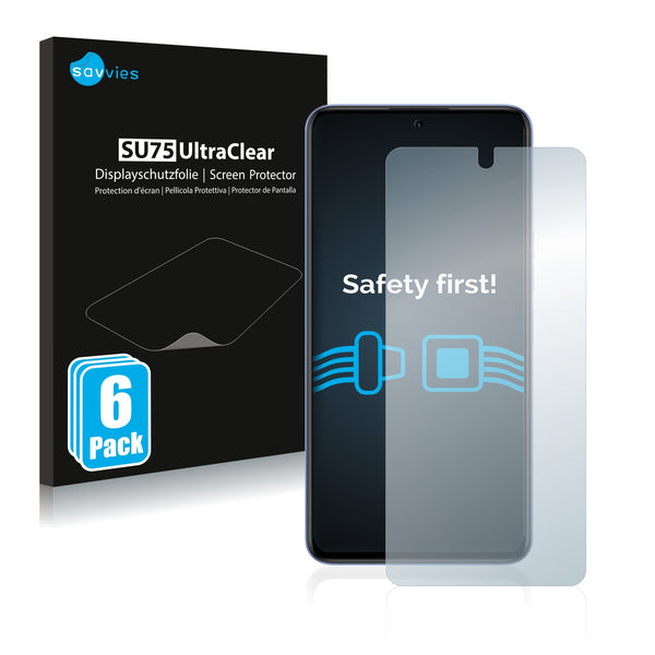 6x Savvies SU75 Screen Protector for Tecno Camon 18T