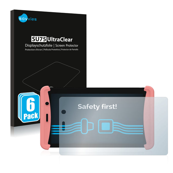 6x Savvies SU75 Screen Protector for Kurio Tab Lite 2