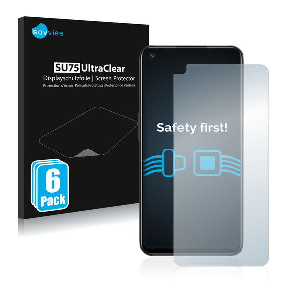 6x Savvies SU75 Screen Protector for Oppo K9x