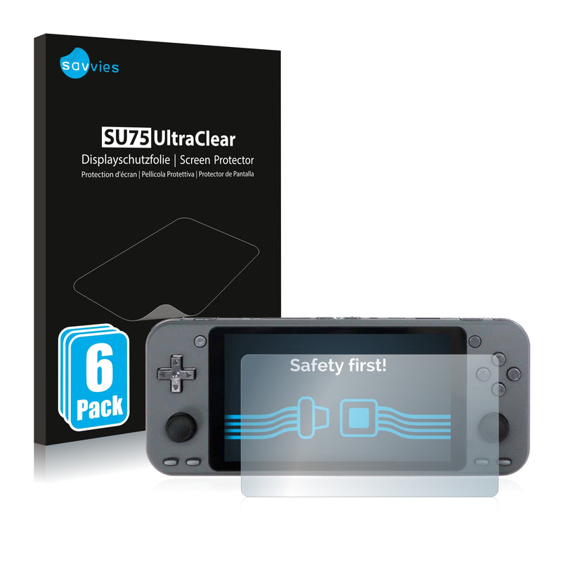 6x Savvies SU75 Screen Protector for Hardkernel Odroid-Go Super