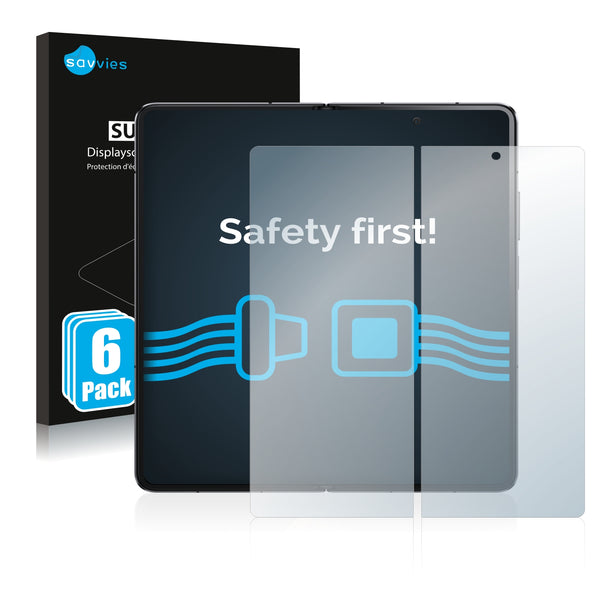 6x Savvies SU75 Screen Protector for Honor Magic V (Inner display)