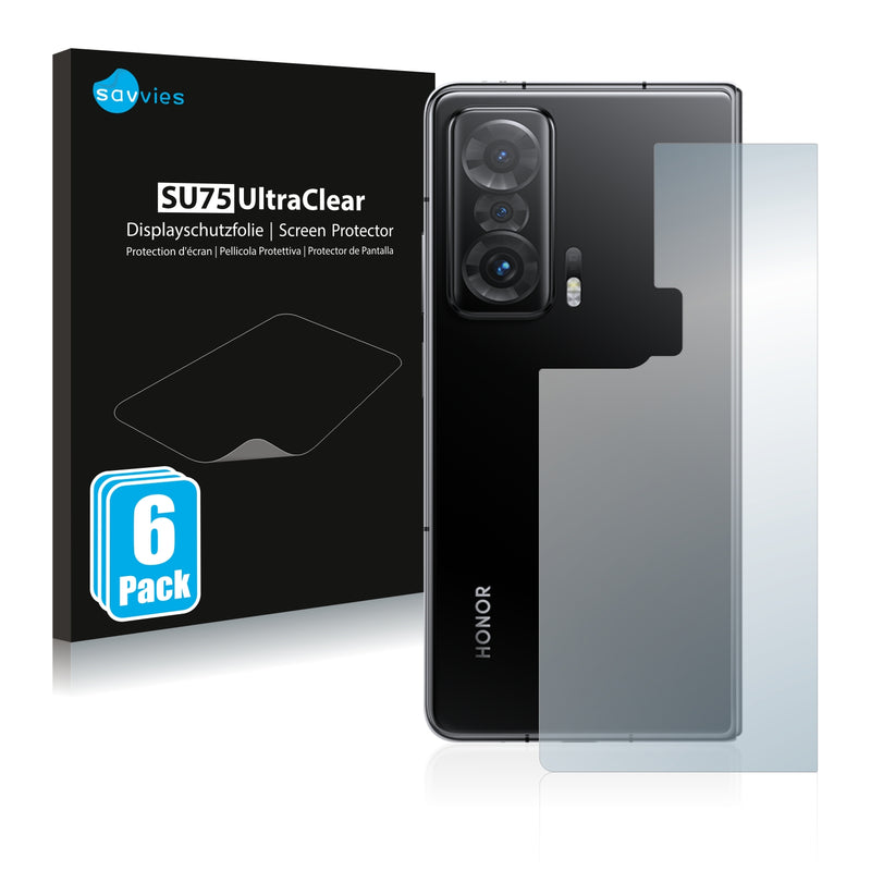 6x Savvies SU75 Screen Protector for Honor Magic V (Back)