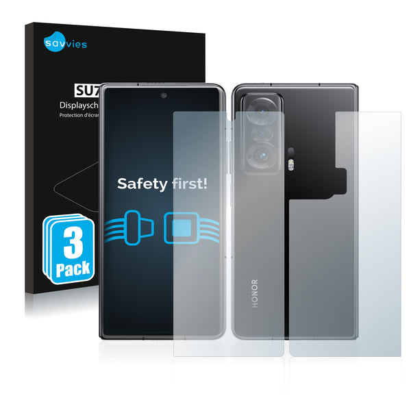 6x Savvies SU75 Screen Protector for Honor Magic V (Front + Back)