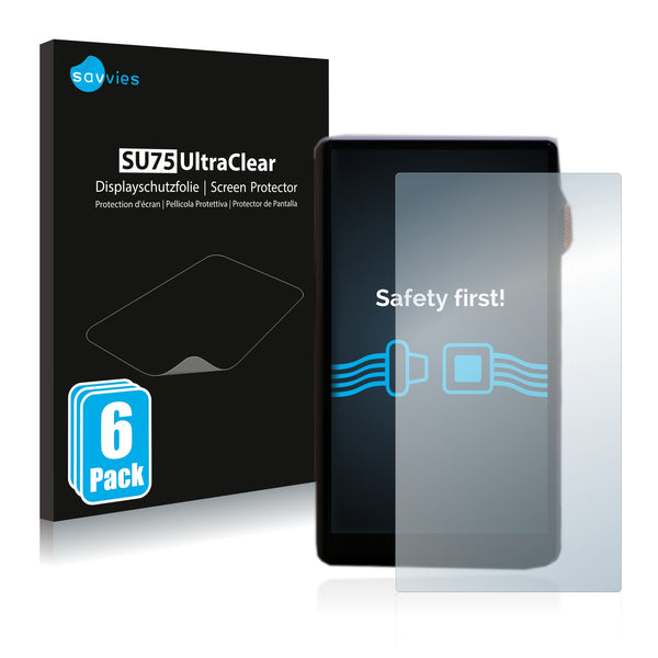 6x Savvies SU75 Screen Protector for iBasso DX240