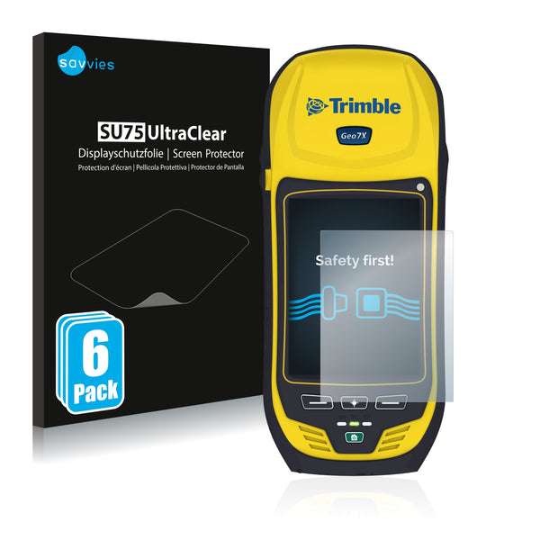 6x Savvies SU75 Screen Protector for Trimble Geo 7X