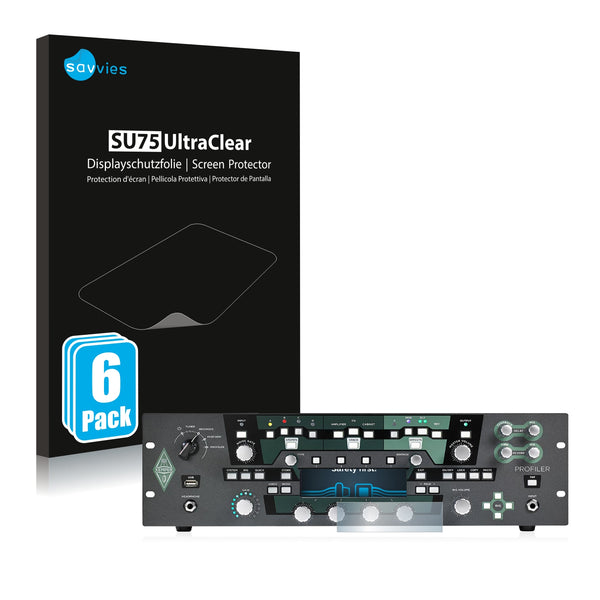 6x Savvies SU75 Screen Protector for Kemper Profiler Rack