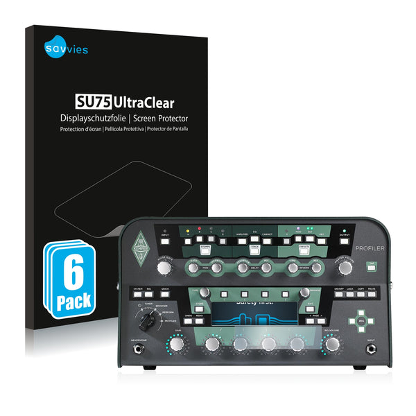 6x Savvies SU75 Screen Protector for Kemper Profiler PowerHead