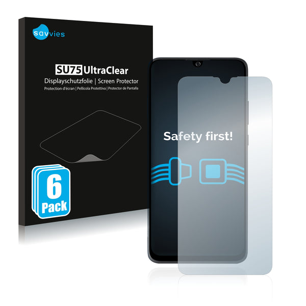 6x Savvies SU75 Screen Protector for ZTE Blade A51