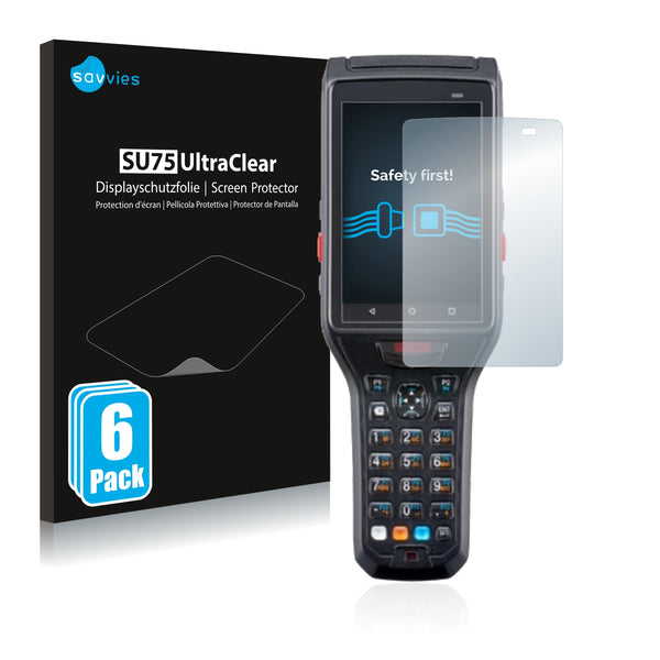 6x Savvies SU75 Screen Protector for Keyence BT-A500