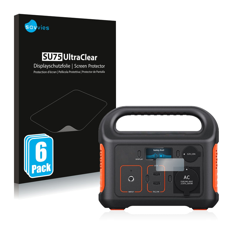 6x Savvies SU75 Screen Protector for Jackery Explorer 240