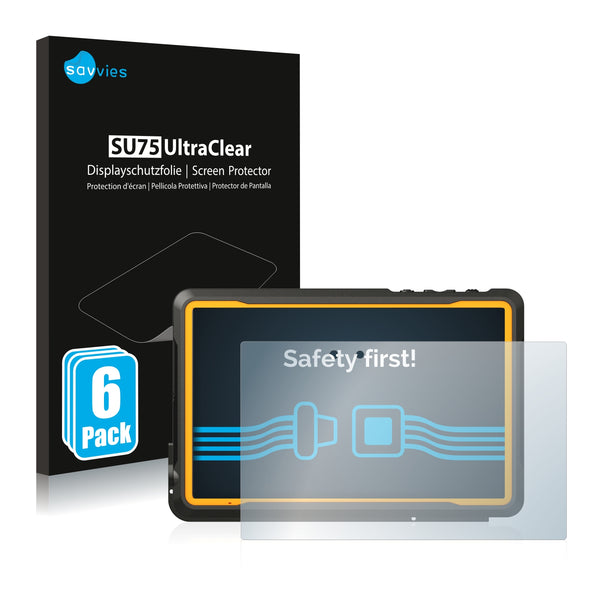 6x Savvies SU75 Screen Protector for Getac ZX70 G2-Ex